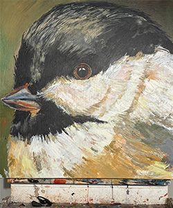 Painting of a bird.